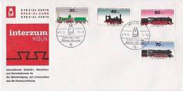 Berlin Mi.-Nr. 488-491 (Jugendmarken 1975) - Sonderstempel Kölner Messe 1975 - Briefe U. Dokumente