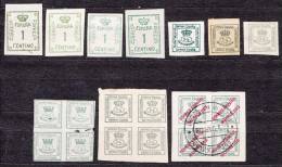 Newspaper Stamps, Diff. Types, Look! - Ongebruikt