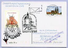 PM 8103404 KRAMPUS Weihnachtsflug 2012 Wien - Oberndorf Ab Deutschland Marke, Stempel Und Karte Gruss Vom Krampus (872) - Personalisierte Briefmarken