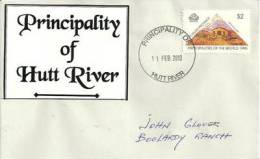 Lettre De La Principauté De Hutt River (Western-Australia), Circulation Interieure (RARE) - Autres - Océanie