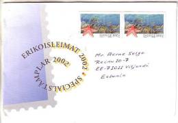 GOOD SWEDEN Postal Cover To ESTONIA 2009 - Good Stamped: Sea Life - Covers & Documents