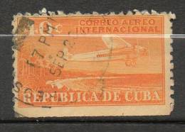 CUBA  P Aérienne 40c Orange 1931 N°9 - Posta Aerea