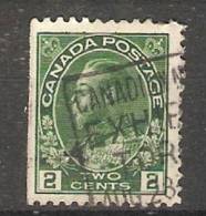 Canada  1922  King George V  (o) - Single Stamps