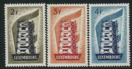 1956 Europa C.E.P.T., Lussemburgo, Serie Completa Nuova (**) - 1956