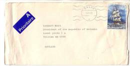 GOOD SWEDEN Postal Cover To ESTONIA 1992 - Good Stamped: Ship - Lettres & Documents