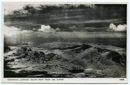 SNOWDON LOOKING SOUTH WEST FROM THE SUMMIT - Caernarvonshire