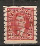 Canada  1937  King George VI  (o) - Coil Stamps