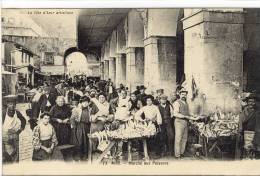 Carte Postale Ancienne Nice - Marché Aux Poissons - Commerces - Markets, Festivals