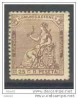 ES135-L3299TVF.España.Spain .Espagne.ALEGORIA  DE ESPAÑA DEL AÑO 1873 (Ed 135*).con Charnela.MAGNIFICO - Fantasie Vignetten