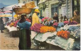 CPSM NICE (Alpes Maritimes) - Le Marché Aux Fleurs - Markets, Festivals