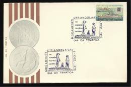 02 / 12 / 1970 - VIII EXPOSIÇÃO FILATÉLICA NACIONAL - DIA DA TEMÁTICA - MOÇAMEDES - SURICATA - N.º 0940 - 2 SCANS - Angola