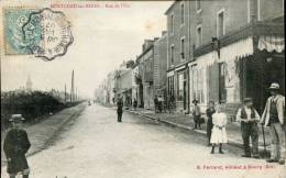 71-SAONE ET LOIRE- MONTCEAU LES MINES    RUE DE L EST      ÉCRITE  ‹(•¿• )› - Montceau Les Mines