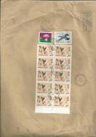 CHINA 2011 – LARGE COVER REGISTERED FROM CHINA  TO ANDORRA W 12 STAMPS OF BIRDS 10 OF 4,40+1 OF 2 + 1 OF 0,60 POSTM AUG - Andere & Zonder Classificatie