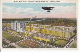 C1920 DAYTON - BIRD'S EYE VIEW NATIONAL CASH REGISTER - Dayton