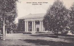 Maine Lewiston Coram Library Bates College Albertype - Lewiston