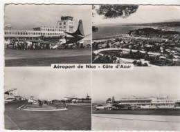 NICE   AEROPORT DE NICE COTE D AZUR   AVION  AIR FRANCE - Luftfahrt - Flughafen