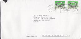 Ireland BAILE ATHA CLIATH 1993 Slogan Cover To ANAHEIM United States USA Irish Art Treasures Stamps - Brieven En Documenten