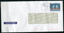 25.2.08  - Entier Postal "P&T Votre Trait D'union" Sur Enveloppe à Fenêtre - Stamped Stationery