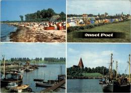 AK Poel, Timmendorf, Kirchdorf, Hafen, Schwarzer Busch, Ung, 1976 - Timmendorfer Strand