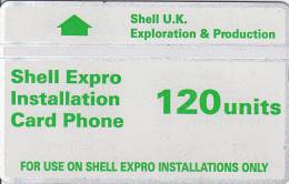 UK, CUR003, 120 Units, Shell Expro, 2 Scans.   (Cn : 348B). - Plateformes Pétrolières