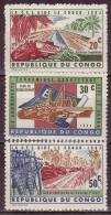 - CONGO - 1967 - YT N° 507 / 509  - ** - - Neufs