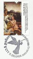 Portugal Peinture Religieuse XVI Siècle FDC Cachet Açores Azores 2012 Adam Et Eve Ange Religious Painting Angel - Cuadros