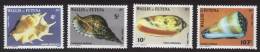 WALLIS Et FUTUNA 1986 Lot Coquillages  Shell 337 - 338 - 339 - 342  Neuf  Sans  Charnière Cote 5,10  €uros - Ungebraucht