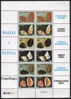 WALLIS Et FUTUNA 1987  BANDE PAIRE  Coquillages  Shell 360 à 365  Neuf  Sans  Charnière Cote 25,00  €uros - Ungebraucht