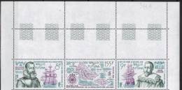 WALLIS Et FUTUNA 1986  Tryptique 346 A   En COIN De Feuille -- 344 à 346  Neuf  Sans  Charnière Cote 6,10  €uros - Unused Stamps