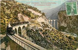 Fev13 428 : Albulabahn  -  Schmittentobelbrücke  -  Landwasser-Viadukt - Schmitten