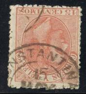 Sello 15 Cts Alonso XII, Fechador Trebol CONSTANTINA (Sevilla), Num 210 º - Used Stamps