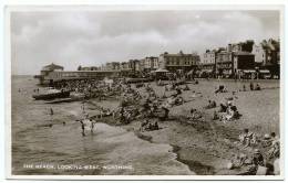 WORTHING : THE BEACH, LOOKING WEST - Worthing