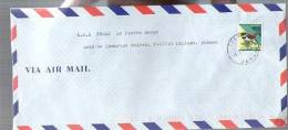 Lettre Cover Par Avion Via Air Mail Du Japon Japan Nippon Pour La France - CAD 4-01-2001 / 1 Tp Oiseau - Lettres & Documents