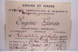 BARJOLS  -EUGENE - GARCIN (n°2) - Agriculture