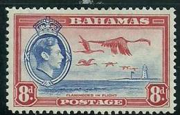 Bahamas 1938 Birds Aves Oiseaux Vegels  George V - Greater Flamingo  - Phoenicopterus Ruber Canc - Flamingos