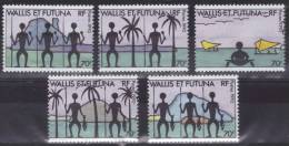 WALLIS Et FUTUNA 1992  --  Poste Yvert  N°  432 - 433 - 434 - 435 - 436  -- Neuf  Sans  Charnière -- Cote 10,75 €uros - - Nuovi