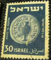 Israel 1949 Ancient Jewish Coin 30pr - Used - Gebraucht (ohne Tabs)