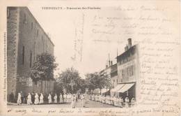 YSSINGEAUX PROCESSION DES PENITENTS RELIGION FETE RELIGIEUSE 1900 HAUTE-LOIRE - Yssingeaux