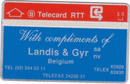 P 4 Landis & Gyr (mint,Neuve ) Catalogue 280 Euro Très Rare ! - Zonder Chip