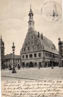 Zwickau I S Gewandhaus Theatre 1900 Postcard Mailed To USA - Zwickau