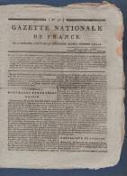 GAZETTE NATIONALE DE FRANCE 2 12 1795 - RUSSIE PETERSBOURG - MARSEILLE FRERON - NANTES - CHARETTE HOCHE VIEILLEVIGNE ... - Giornali - Ante 1800