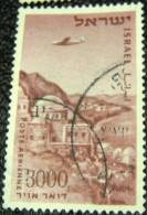 Israel 1953 Airmail Tomb Of Meir Baal Haness 3000pr - Used - Used Stamps (without Tabs)