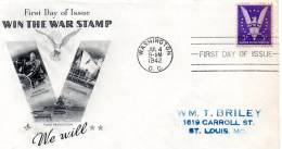 1942 USA First Day Cover - 1941-1950