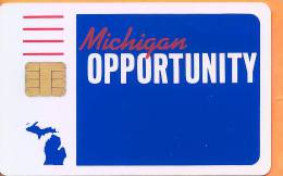 United States - Michigan Opporunity Card, Schlumberger Test Card - [2] Chip Cards