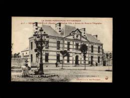 50 - EQUEURDREVILLE - L'Hôtel De Ville Et Bureau Des Postes Et Télégraphes - 4015 - Equeurdreville