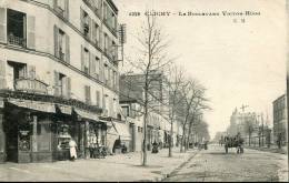 92-HAUTS DE SEINE--CLICHY / LE BD VICTOR HUGO   ECRITE ‹(•¿• )› - Clichy