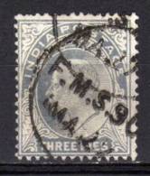 INDIA - 1902/09 YT 57 USED - 1902-11  Edward VII