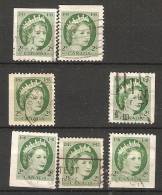 Canada  1954-62  Queen Elizabeth II (o) 2c - Single Stamps