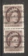 Canada  1954-62  Queen Elizabeth II (o) 1c - Precancels