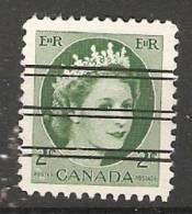 Canada  1954-62  Queen Elizabeth II (o) 2c - Voorafgestempeld